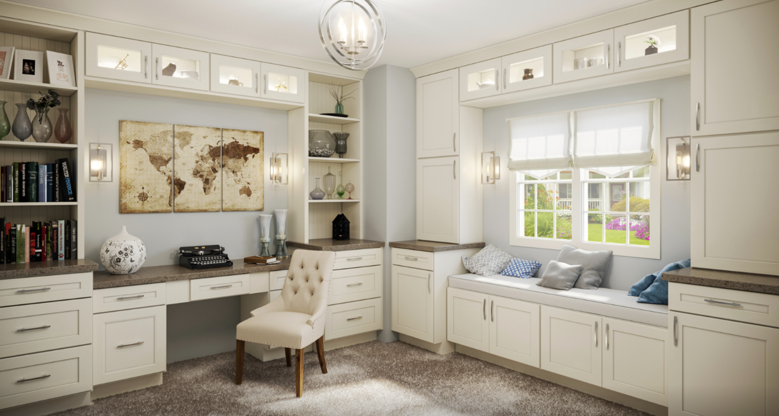 SHAKER ANTIQUE WHITE