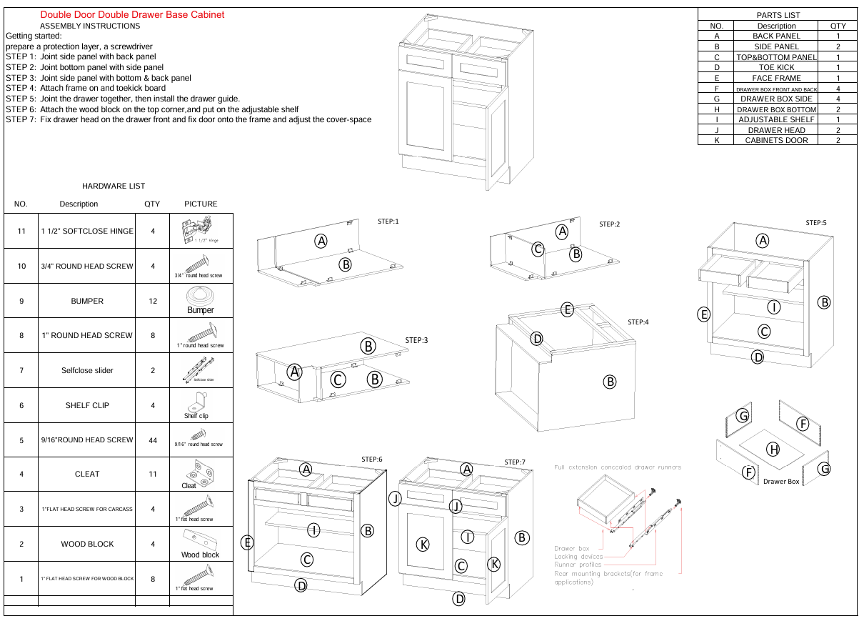 Base Cabinet two door