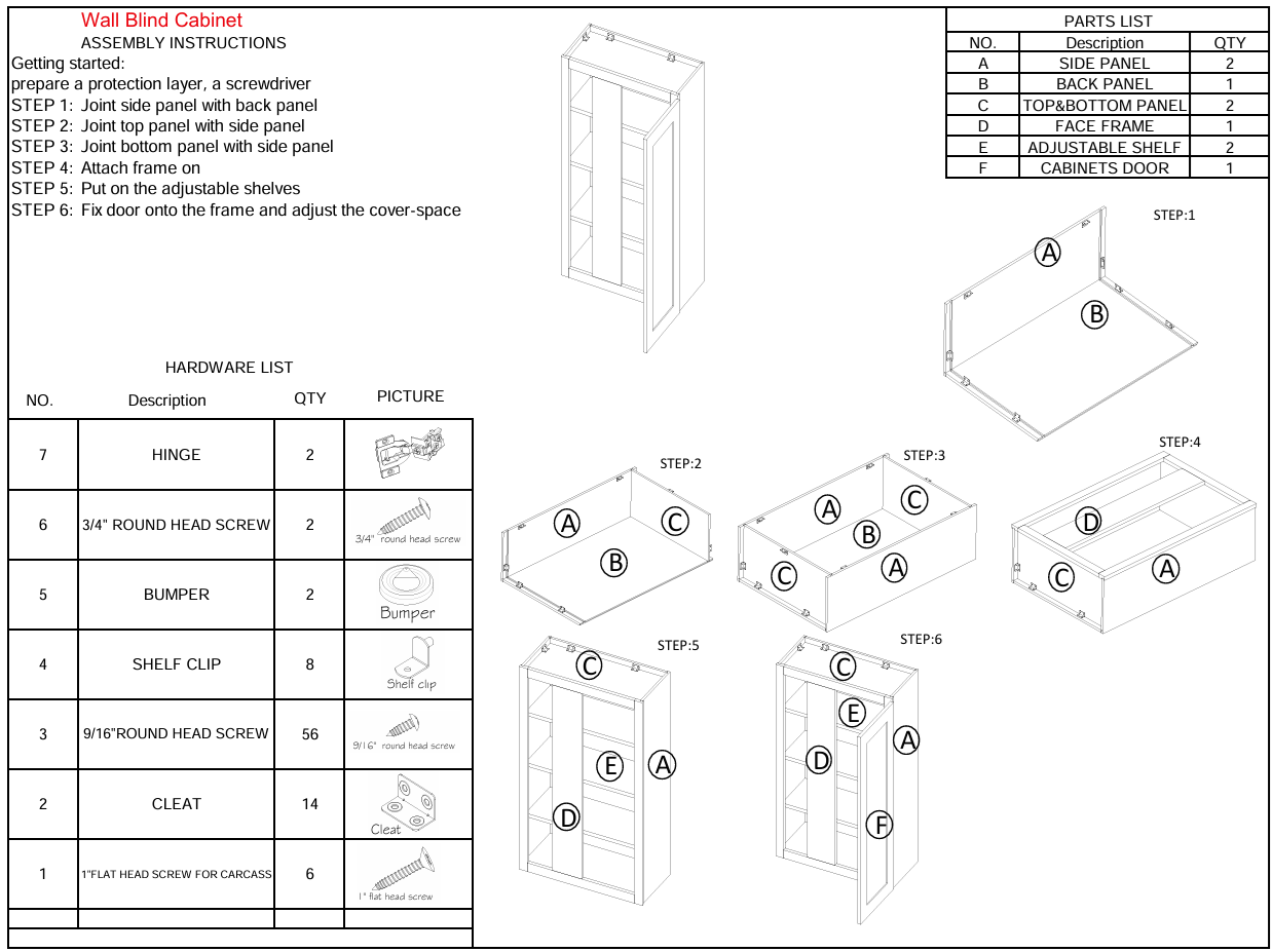 Angle Wall Cabinet