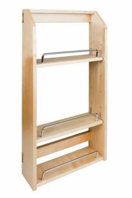 WOOD DOOR MOUNT SPICE RACK
